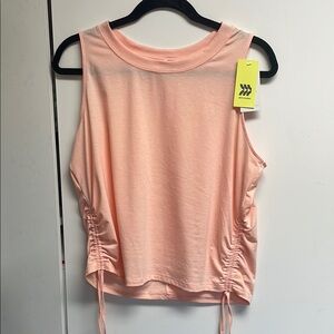 All in Motion Pink Tank Top with Breathable Fabric